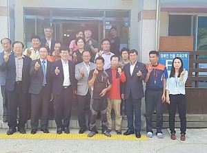 안호영 국회의원님과 무주군의회 의원님들 시설 방문